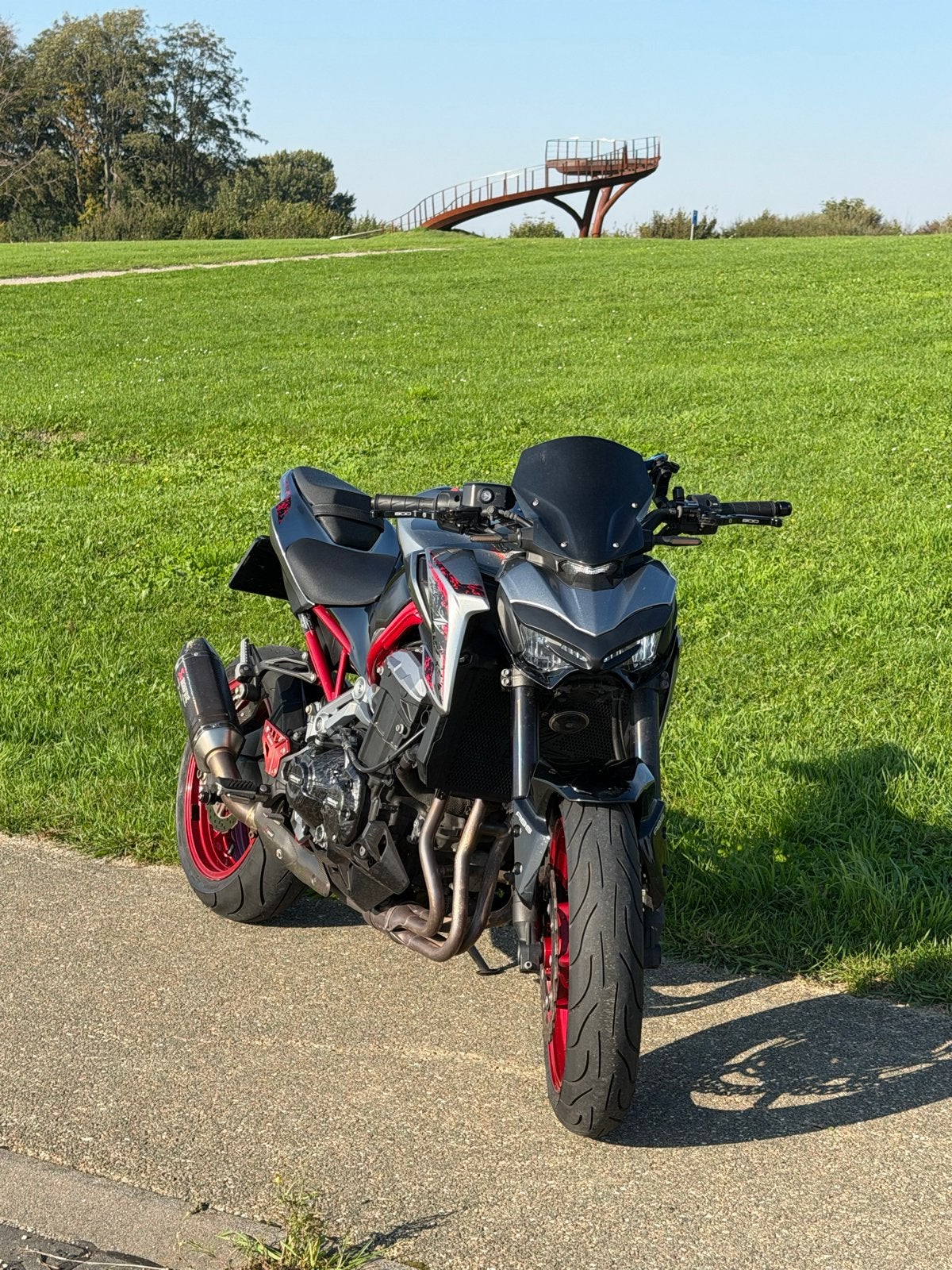 Kawasaki Z900 A2 - Ontgrensd met Pops and Bangs, 948 cc, Gebruikt, Particulier, Minimaal motorrijbewijs A2