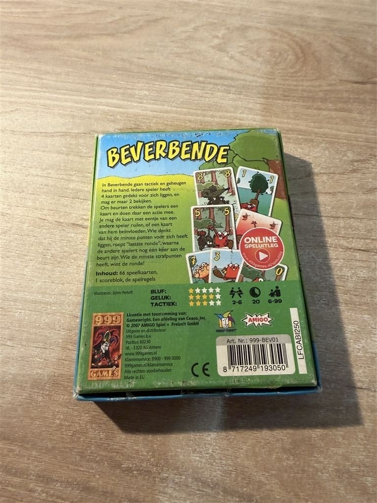 beverbende - 999 games - s6444, Verzenden, Zo goed als nieuw