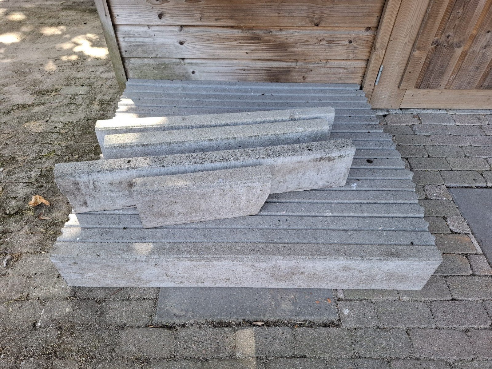 Trottoirbanden, Tuin en Terras, Ophalen, 100 tot 200 cm, Overige typen, Nieuw