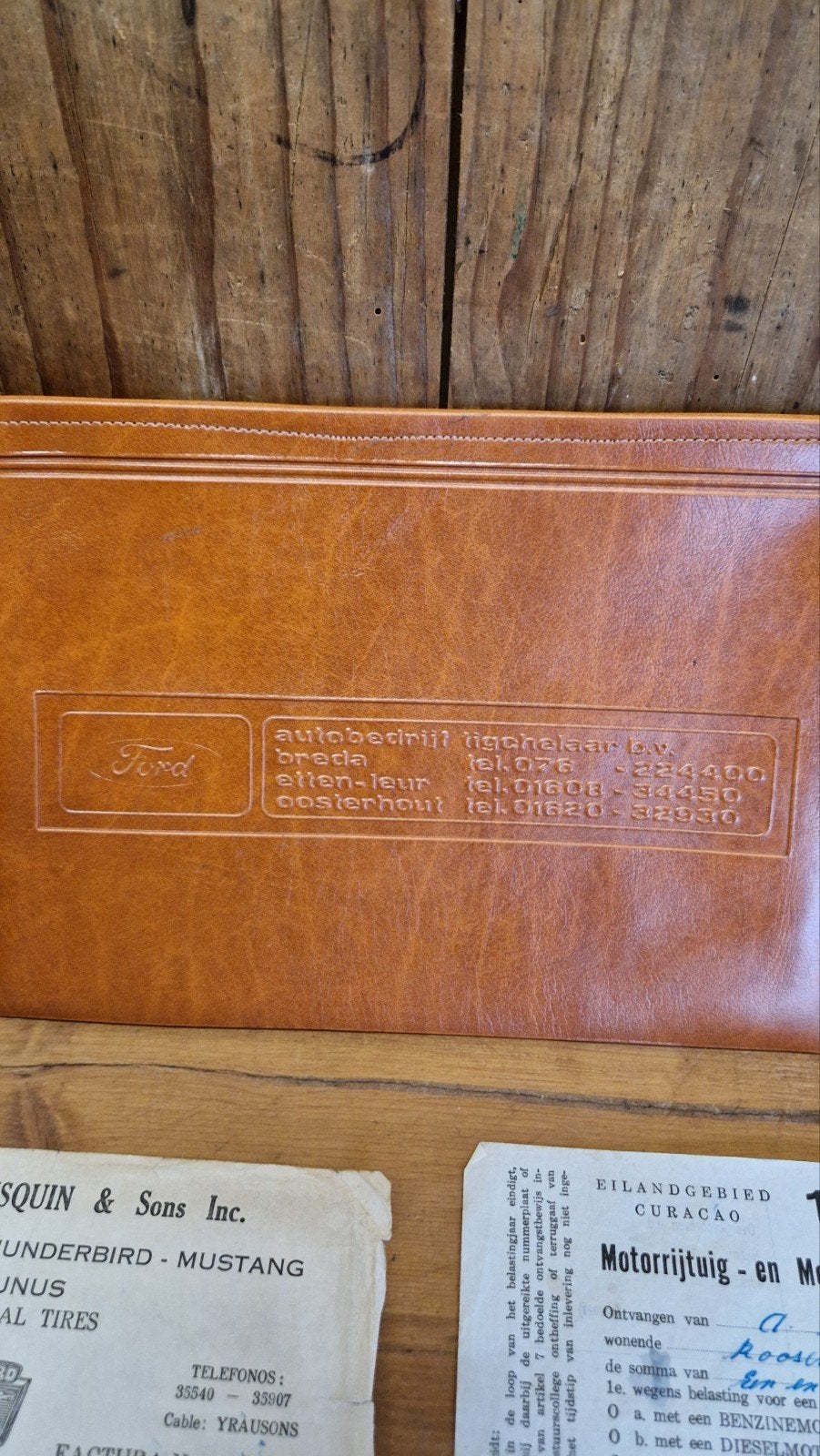 ford mustang 1964 aankoopbewijs en overige Uniek!, Ophalen of Verzenden, Gebruikt, Auto's