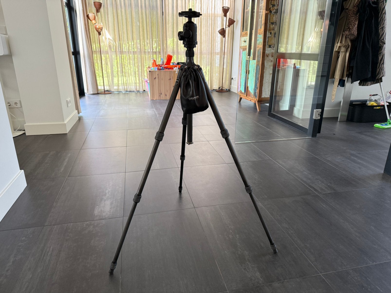 Professioneel Gitzo GT1542T Carbon Reisstatief + Balhoofd, Met balhoofd, Zo goed als nieuw, 175 cm of meer, Gitzo