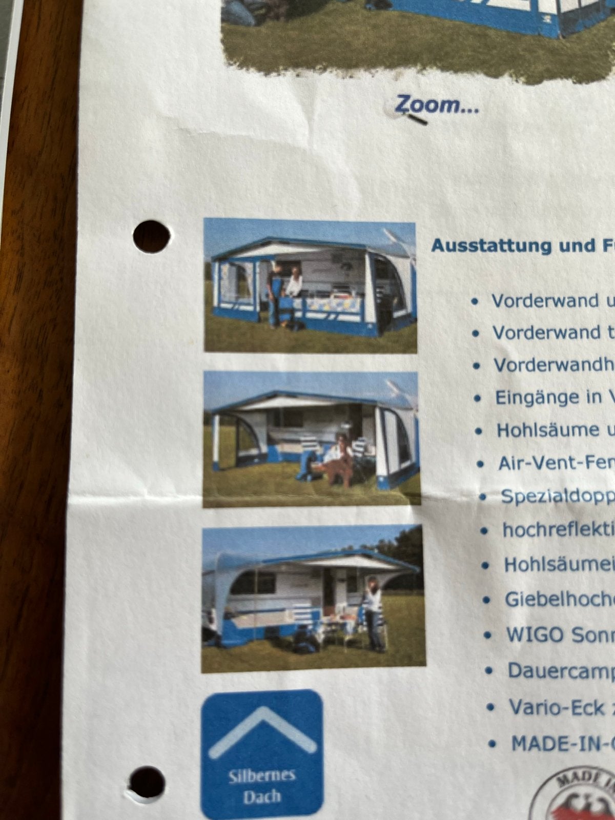 WIGO luifeltent voor Caravan., Caravans en Kamperen, Ophalen of Verzenden, Gebruikt