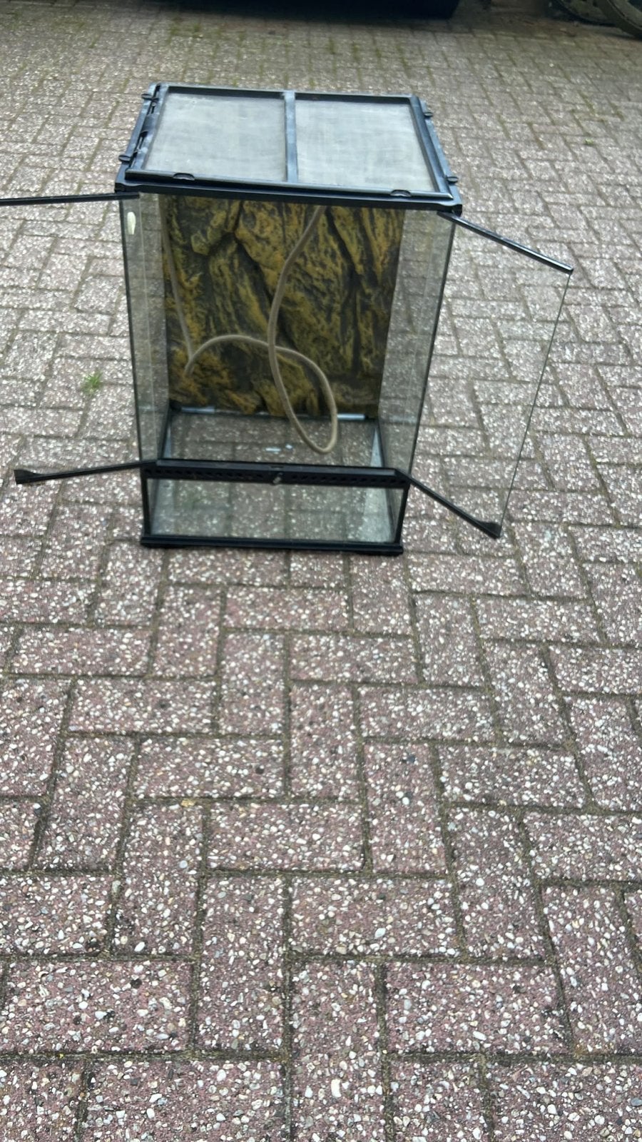 Terra terrarium 45x45x60cm hoog, Dieren en Toebehoren, Ophalen, Zo goed als nieuw