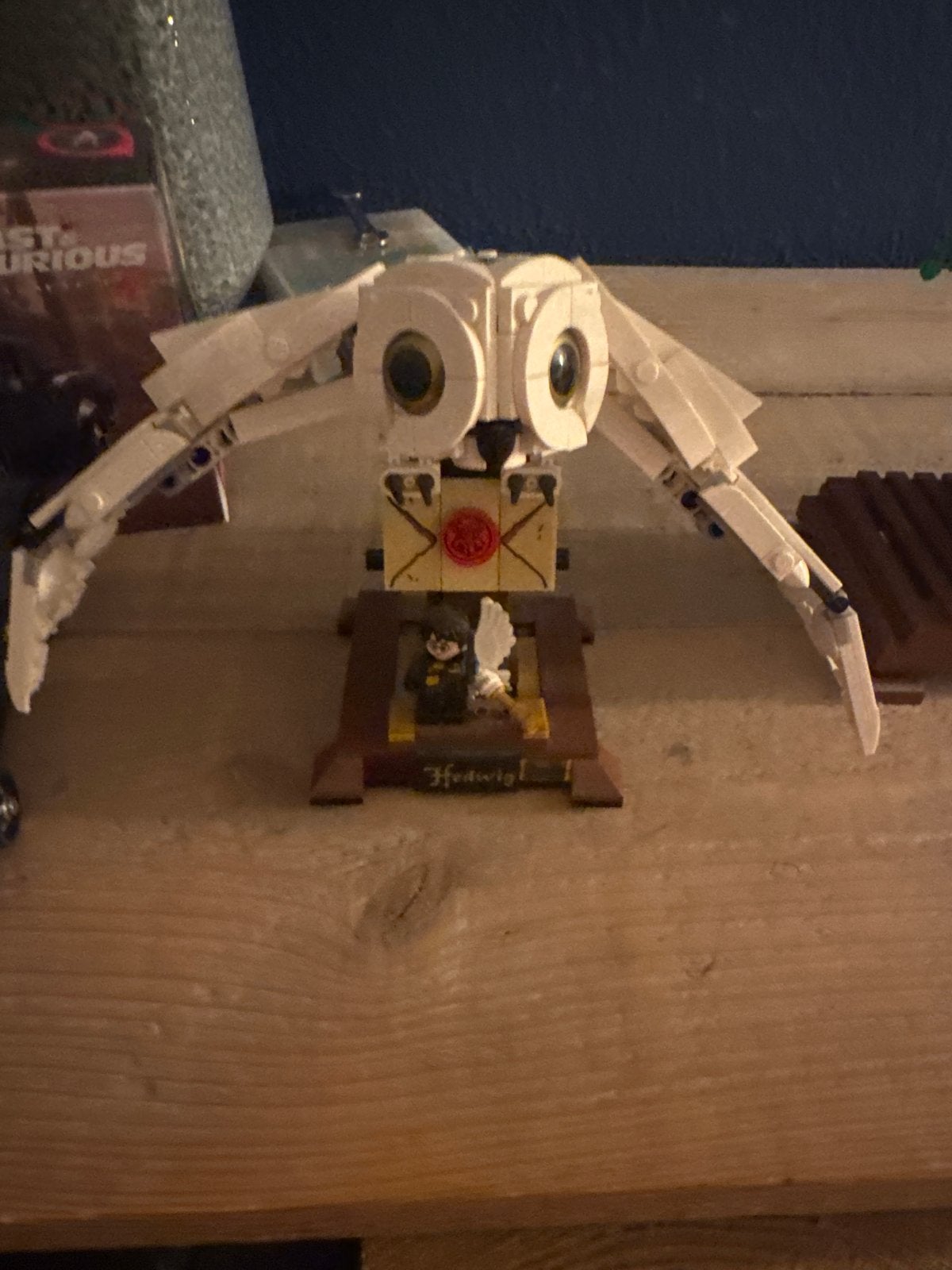 Lego Harry Potter Hedwig Uil (ontbreken stukjes), Ophalen of Verzenden, Gebruikt, Overige merken