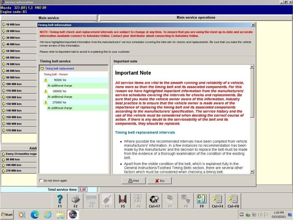 AUTODATA 3.45 VMware op een USB stick, Verzenden