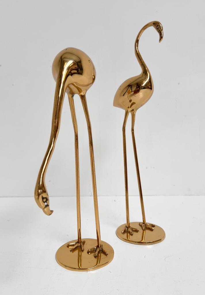 Set messing kraanvogels van Apko, 1980's, Ophalen of Verzenden, Gebruikt, Dier