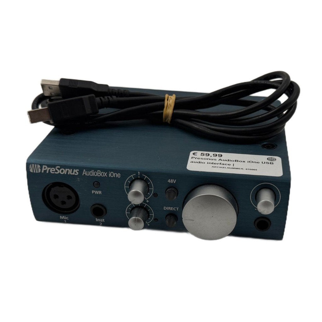 Presonus AudioBox iOne USB audio interface |, Dordrecht@usedproducts.nl, Toulonselaan 72, Minder dan 5 kanalen, Ophalen of Verzenden