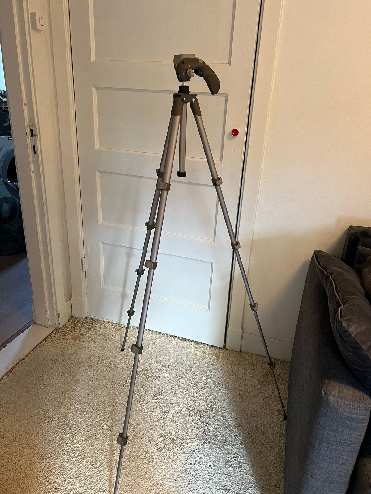 Manfrotto Compact MKC3-H02 Statief - Zo goed als nieuw, Zo goed als nieuw, 150 tot 175 cm, Met handvat, Manfrotto