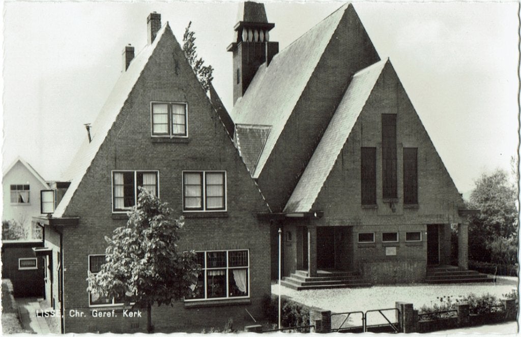 Lisse Chr. Ger. Kerk uit 1969, Ophalen of Verzenden, 1960 tot 1980, Ongelopen, Zuid-Holland