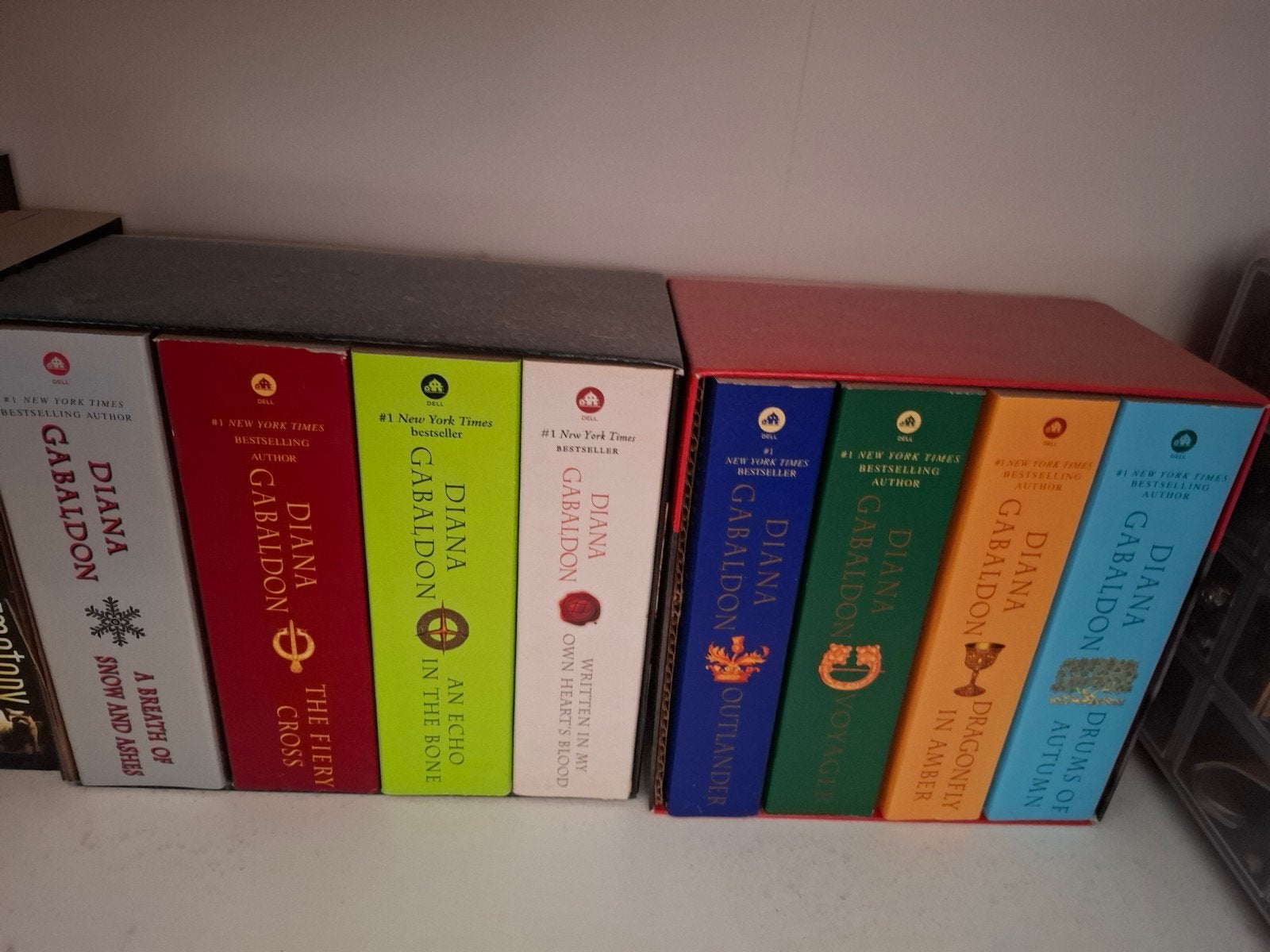 Complete Outlander serie van Diana Gabaldon (8 boeken), Boeken, Ophalen, Zo goed als nieuw, Diana Gabaldon