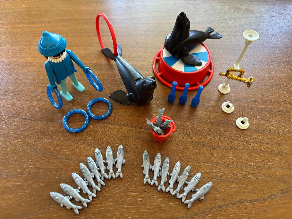 Vintage Playmobil zeeleeuwen (1978), Ophalen of Verzenden, Gebruikt, Complete set