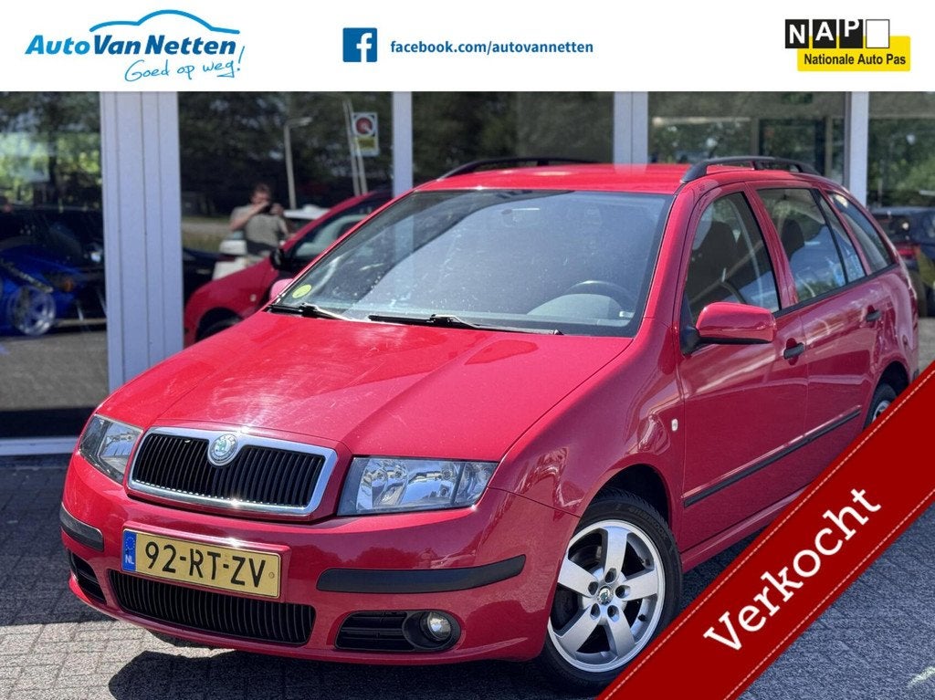 Skoda Fabia Combi 1.4-16V Elegance,Airco,Elek pakket,cpv,Lm-, Auto's, Skoda, Gebruikt, 4 cilinders, 1070 kg, 49 €/maand