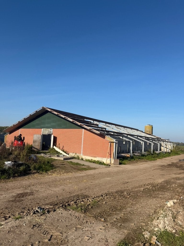 Schuur/ loods 34,5m x 18m IPE 230, Tuin en Terras, Ophalen of Verzenden, Gebruikt