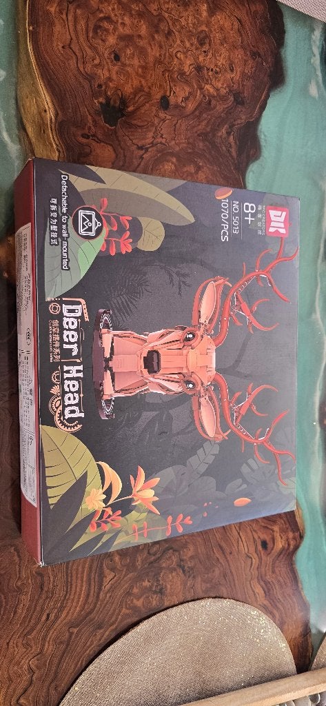 3D Puzzel Hertenkop - Wanddecoratie DK 5013 1070/pcs, Verzamelen, Ophalen of Verzenden, Nieuw
