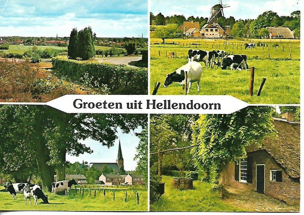 Hellendoorn- -4-luik., Verzenden, 1960 tot 1980, Ongelopen, Overijssel