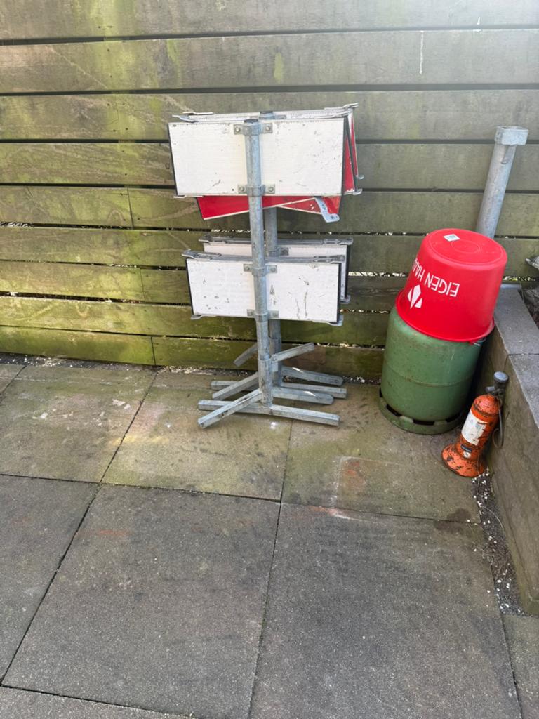 2 afzet hekken uitklapbaar, Ophalen, Zo goed als nieuw
