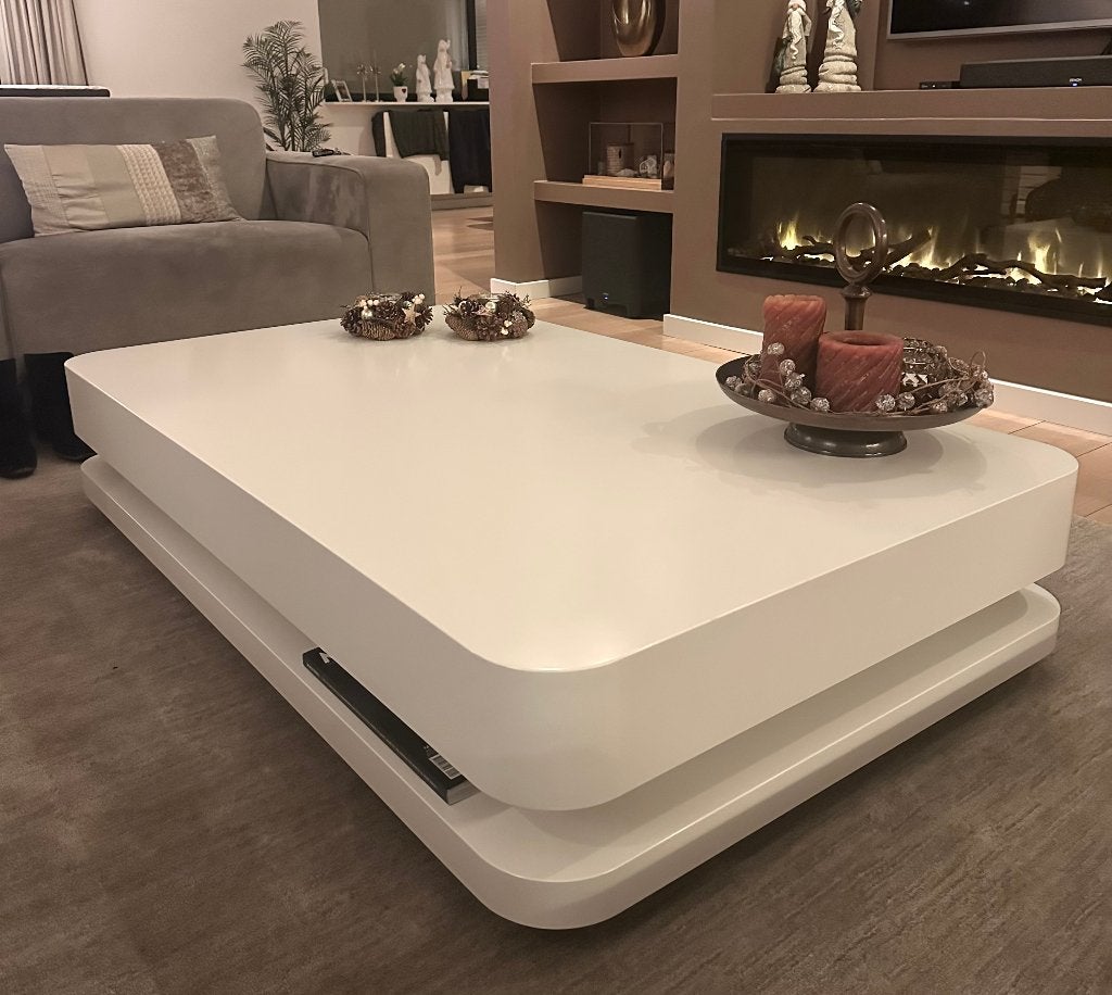 SalonTafel, Huis en Inrichting, Tafels | Salontafels, Gebruikt, 100 tot 150 cm, Minimalistisch, Minder dan 50 cm
