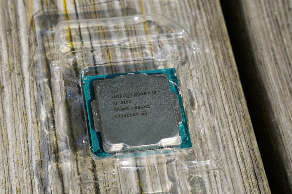 Intel Core i3-8100 Processor - 3.60GHz, LGA 1151, Gebruikt, 4-core, Ophalen of Verzenden