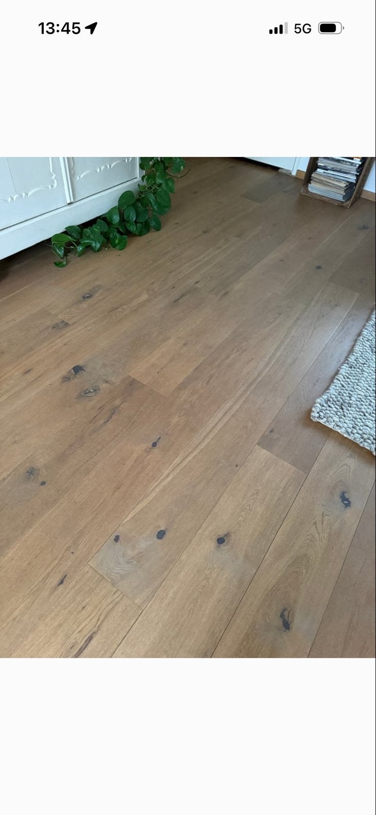 Prachtig eiken lamelparket - 32m2, 19cm breed, 14mm dik, Parket, Gebruikt, Ophalen of Verzenden, 10 m² of meer