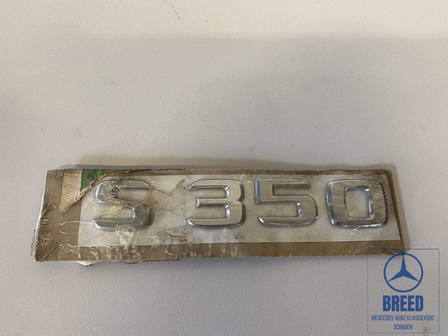 NOS typeplaatje S350 voor Mercedes-Benz W140, -, Nieuw, Ophalen of Verzenden, -