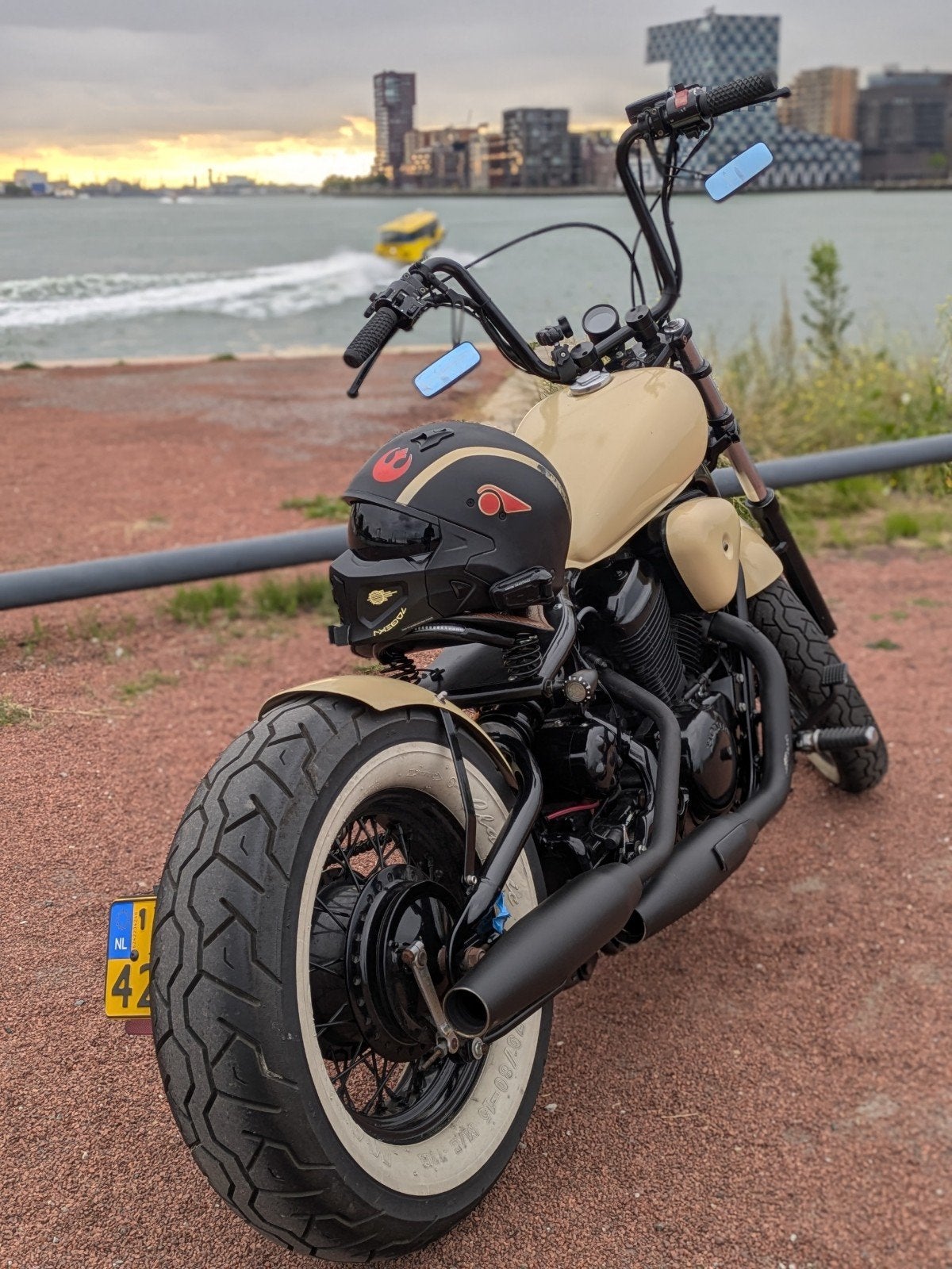Custom Honda VT600 Shadow Bobber 1993, 2 cilinders, Gebruikt, Particulier, Meer dan 35 kW