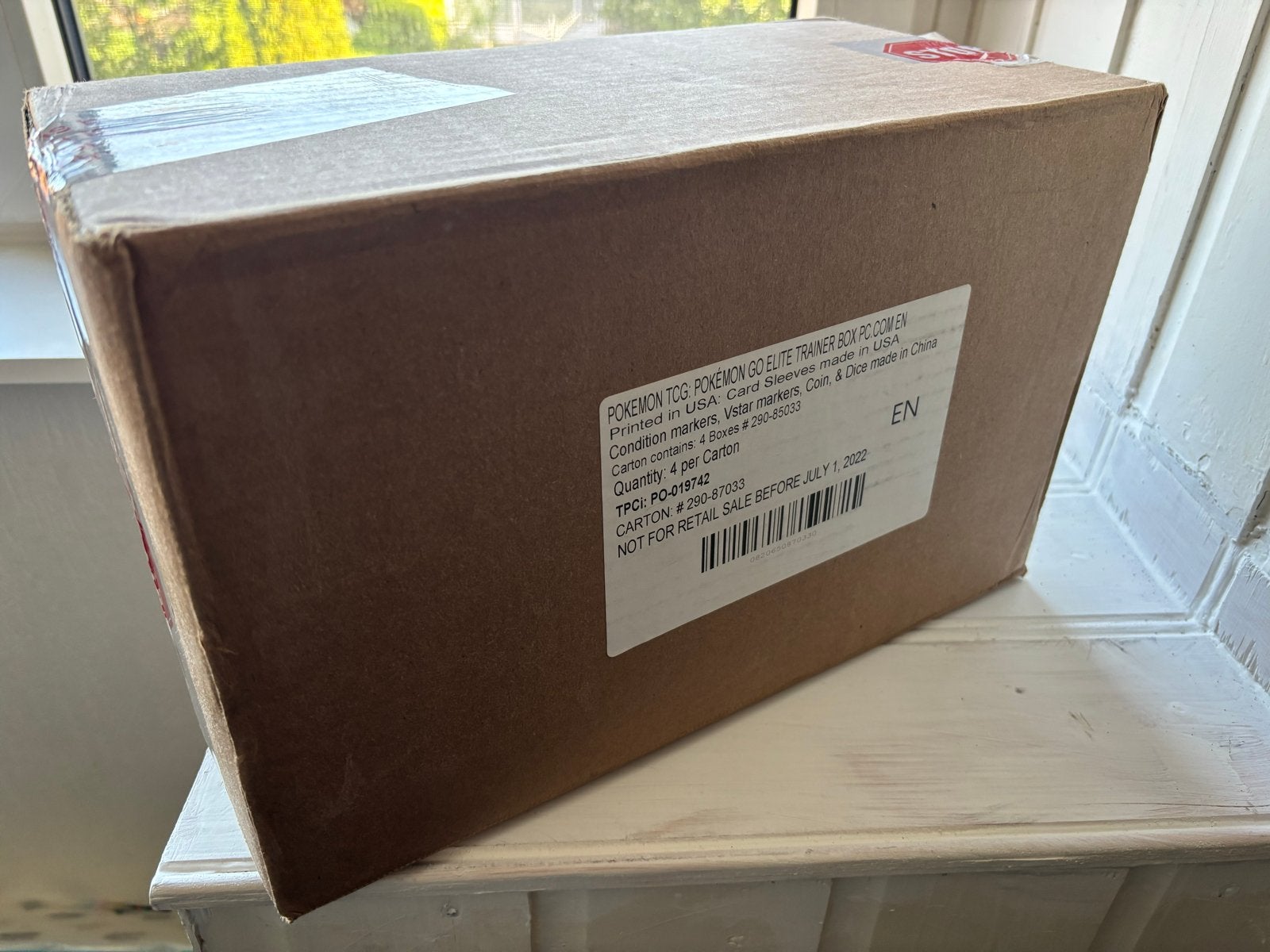 Pokémon GO Pokémon Center Elite Trainer Box Case (4x ETB), Ophalen of Verzenden, Nieuw, Boosterbox