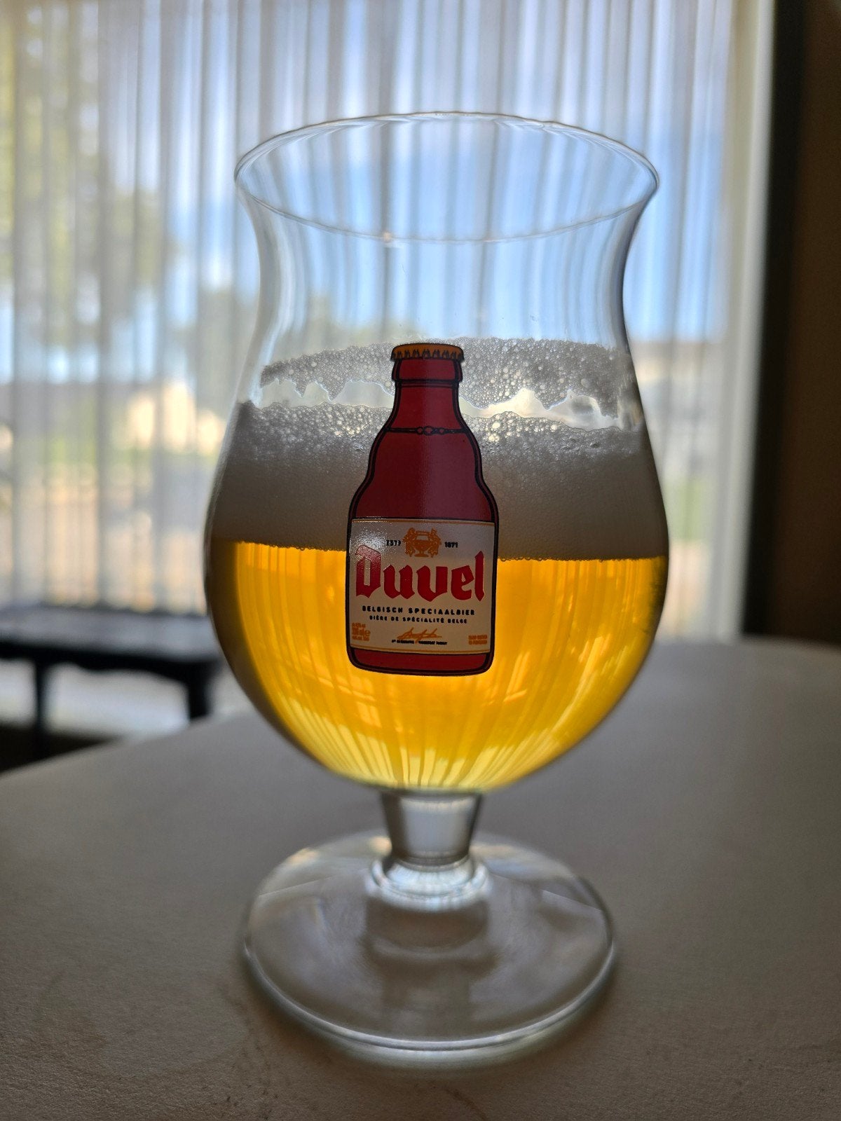 Duvel bierglazen set, Ophalen of Verzenden, Zo goed als nieuw, Glas of Glazen, Duvel