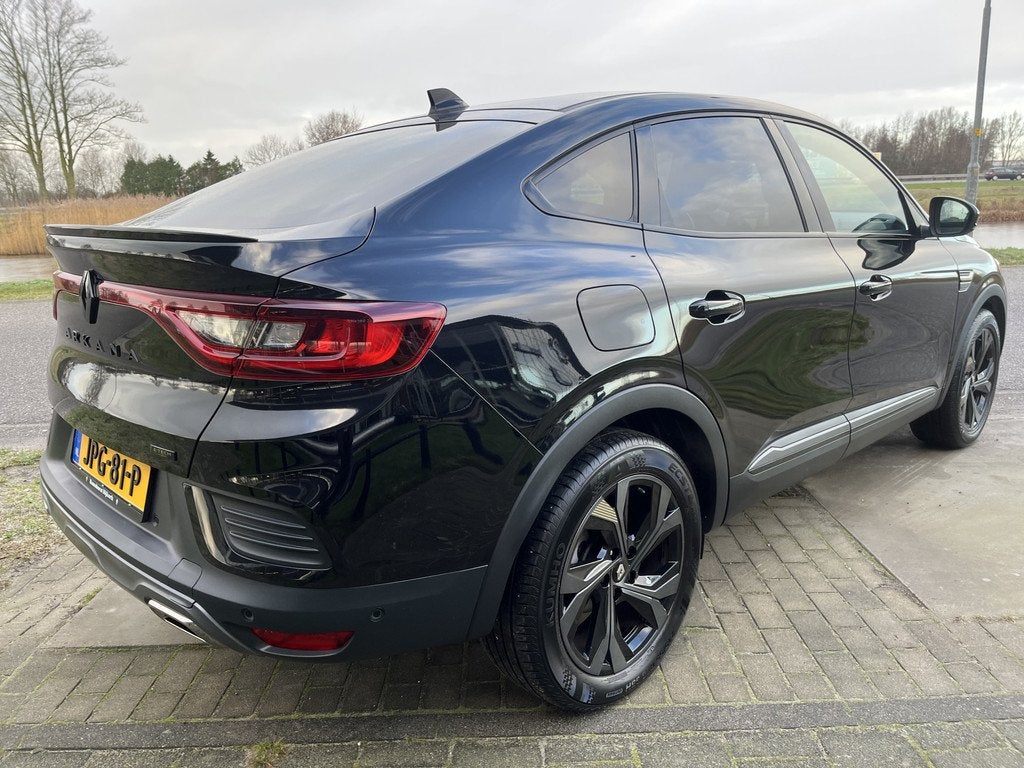 Renault Arkana 1.6 E-Tech hybrid 145PK R.S line / E-Tech eng, 4 cilinders, Overige brandstoffen, Zwart, Leder