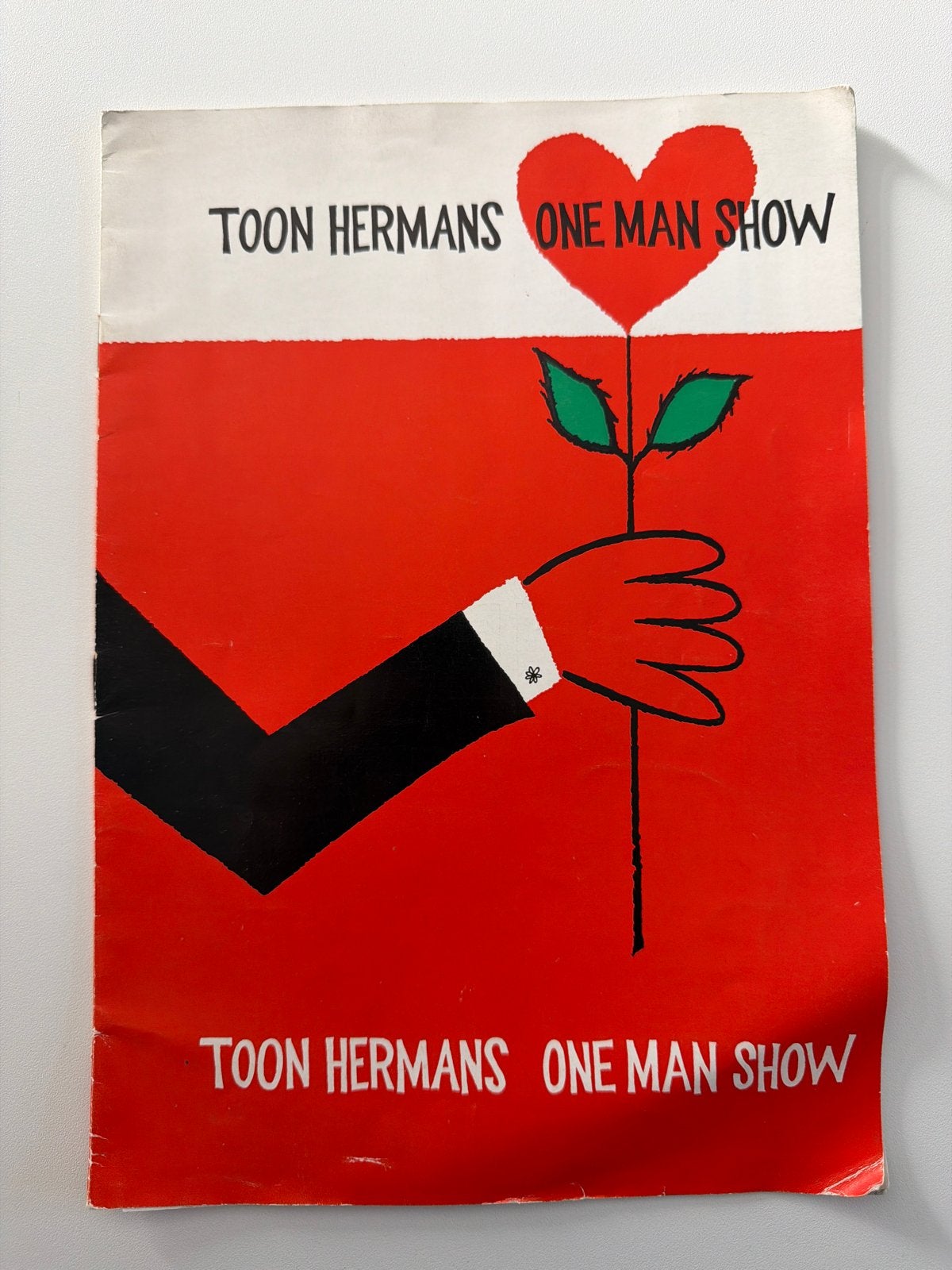 Toon Hermans One Man Show Programma Boekje, Ophalen of Verzenden, Gelezen, Overige typen