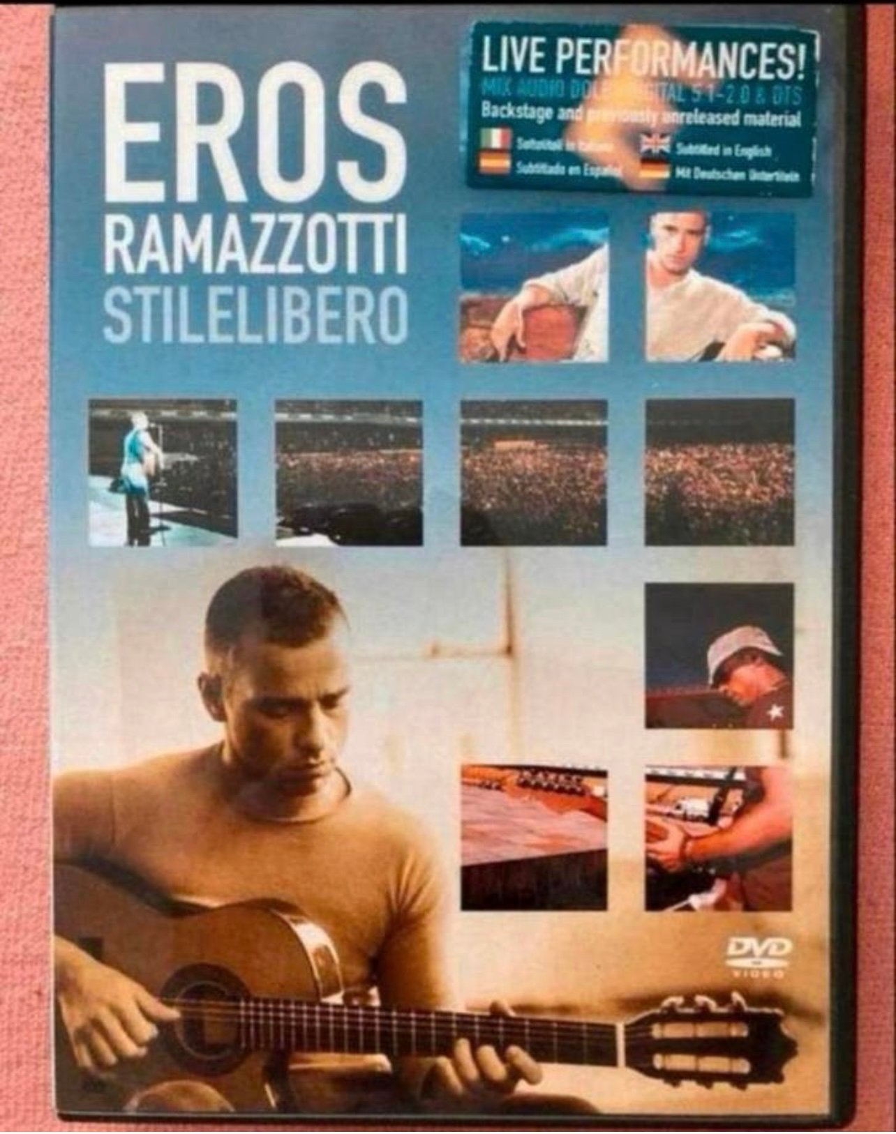 Eros Ramazzotti Stilelibero Dvd, Cd's en Dvd's, Alle leeftijden, Ophalen of Verzenden, Gebruikt