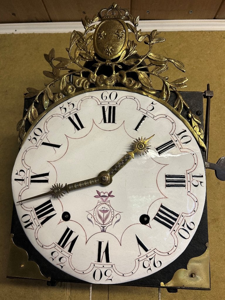 Antieke bijzondere HAAN COMTOISE gietstuk fleur-de-lis 1790, Ophalen of Verzenden