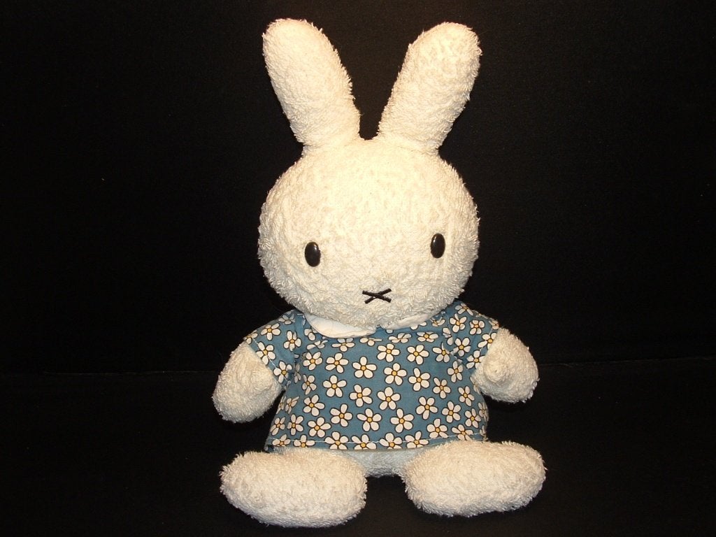 JEMINI KONIJN DICK BRUNA NIJNTJE MIFFY BADSTOF WIT MET, Ophalen of Verzenden, Nieuw, Overige typen