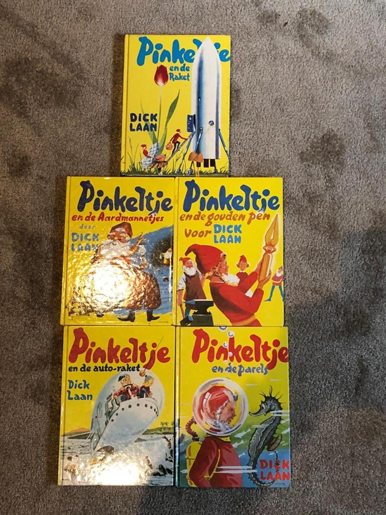 5 Pinkeltje boeken van Dick Laan 2 euro per stuk alles 7,50, Ophalen of Verzenden, Gelezen, Sprookjes