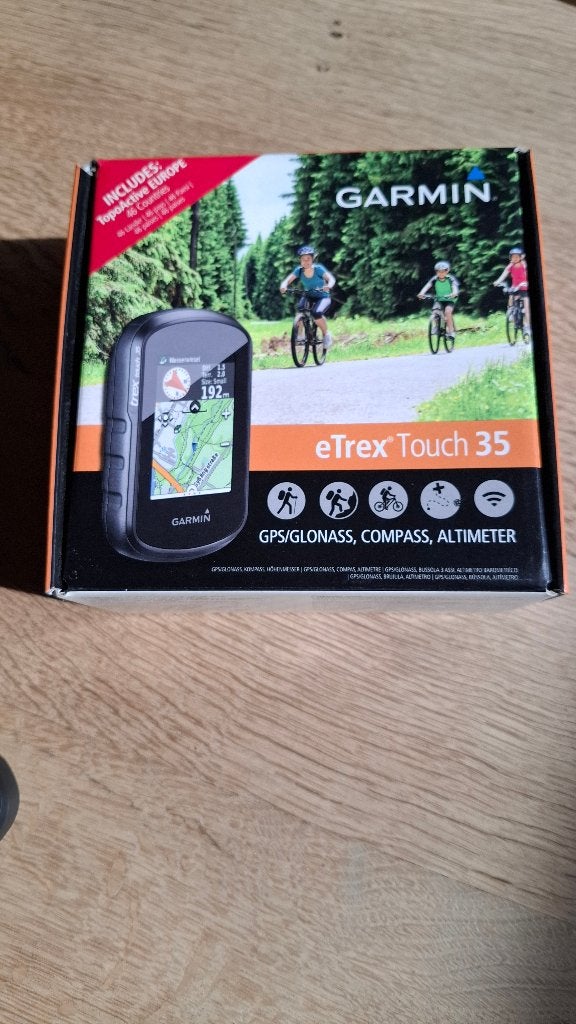 Garmin eTrex Touch 35 GPS navigatie, Ophalen, Nieuw, Navigatie of Gps