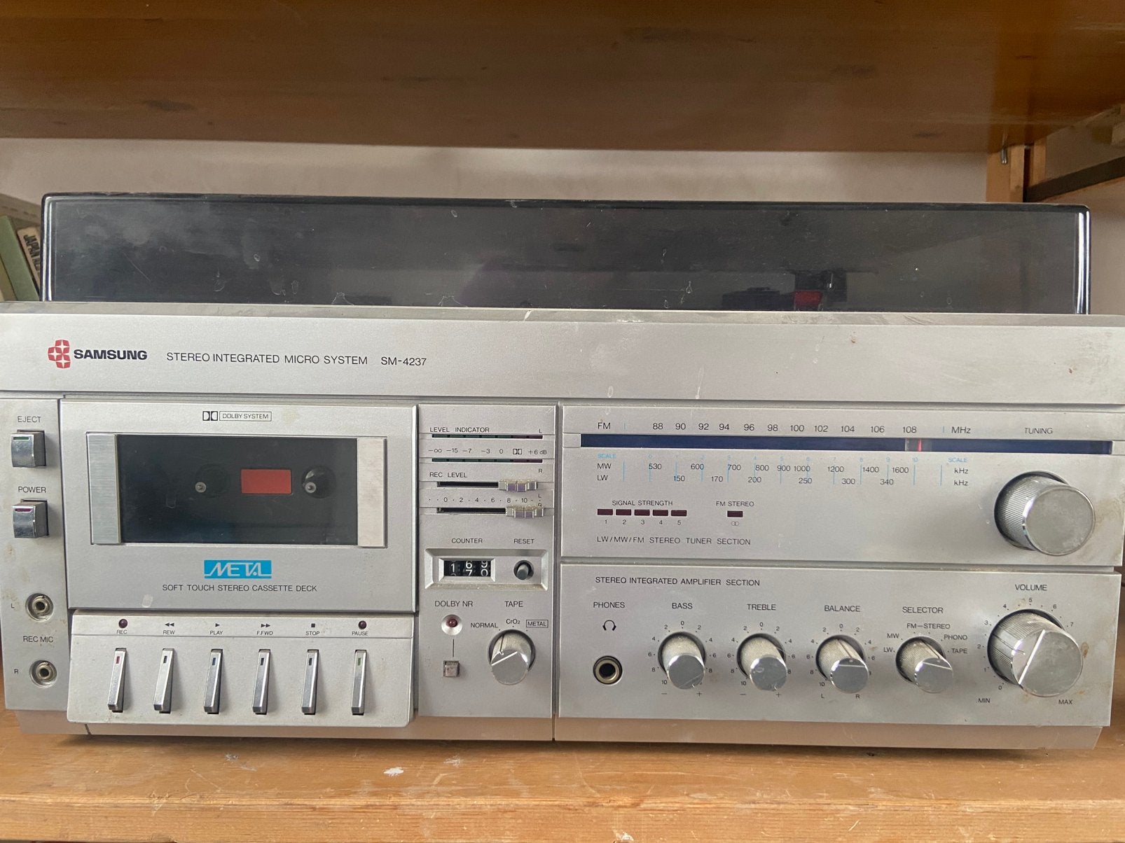 Samsung versterker, cassette deck en platenspeler., Ophalen of Verzenden, Overige merken