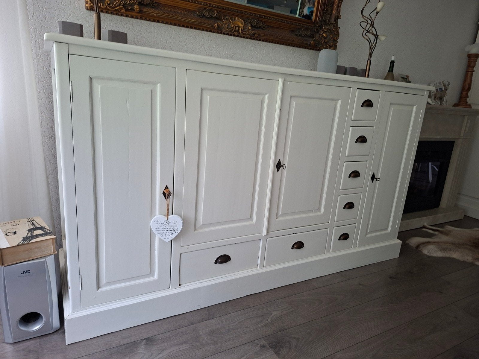 Complete inboedel: Witte meubels in landelijke stijl, Ophalen
