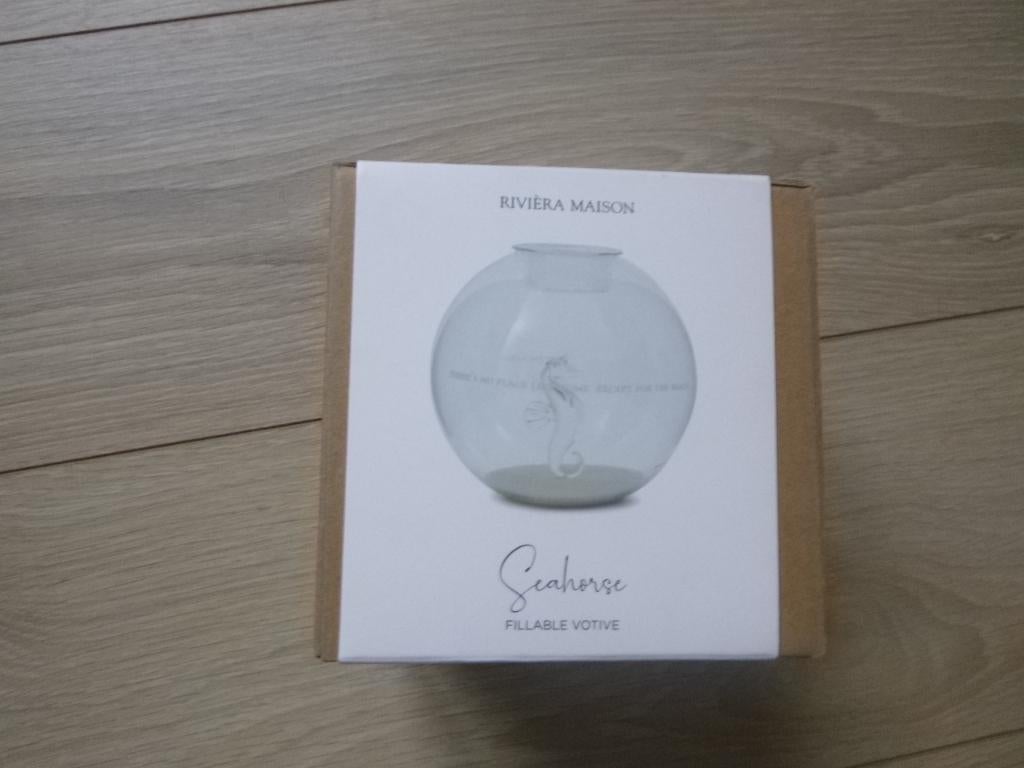 Riviera maison waxinehouder zeepaardje, ca. 10 cm, nieuw, Overige materialen, Verzenden, Nieuw, Kandelaar