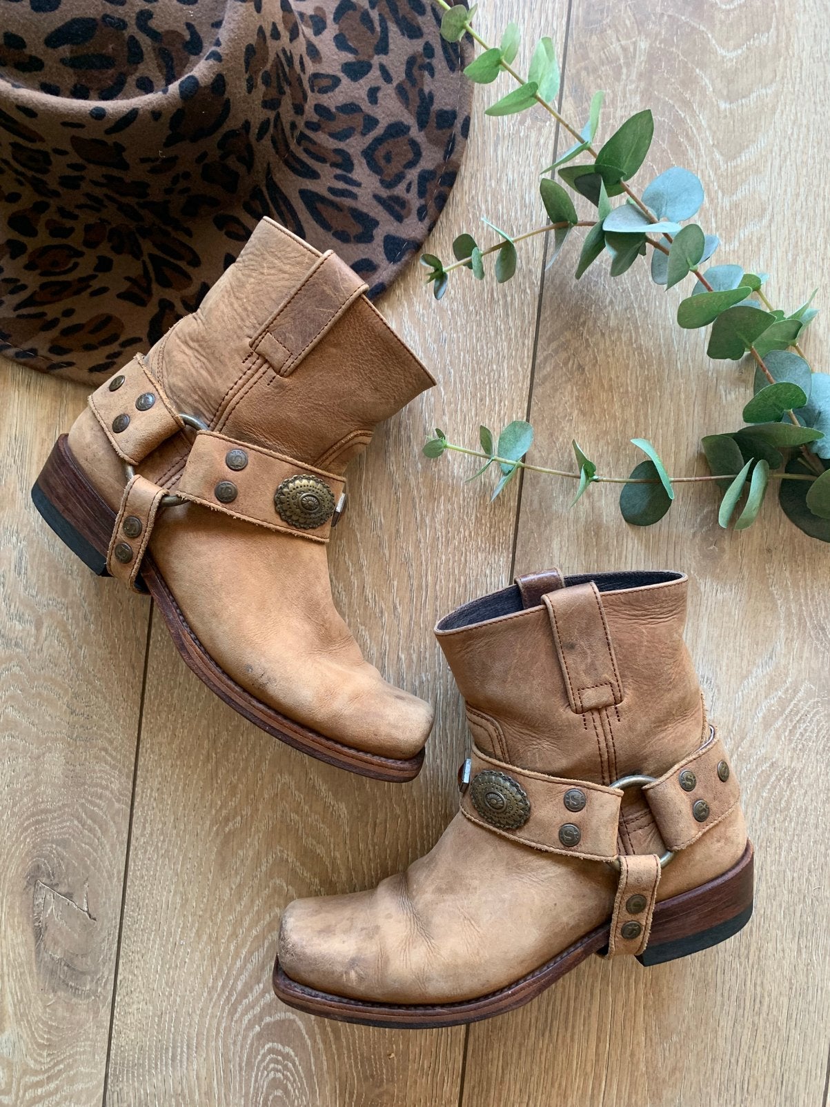 Sendra bikerboots 38 enkellaarsjes western boots laarsjes, -, Lage of Enkellaarzen, Ophalen of Verzenden, Zo goed als nieuw