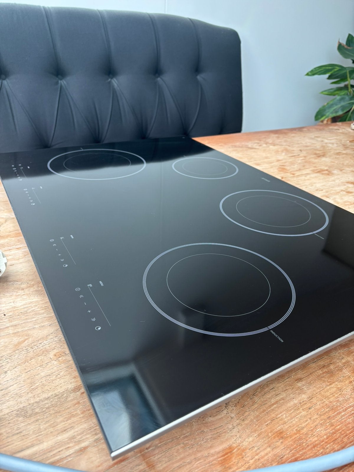 ATAQ INDUCTIEKOOKPLAAT (77 CM) HI7271M, Witgoed en Apparatuur, Kookplaten, Ophalen, Gebruikt, 4 kookzones, Inbouw