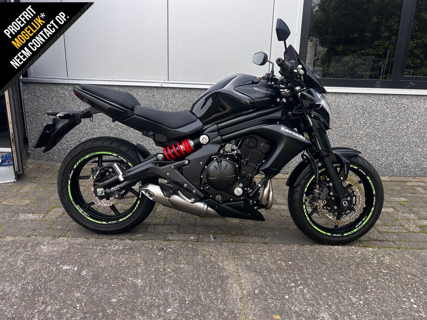 KAWASAKI ER 6 N ABS (bj 08-2015) 28611KM 35kw op kenteken, Motoren, Motoren | Kawasaki, 649 cc, Bedrijf, Onbekend, KAWASAKI