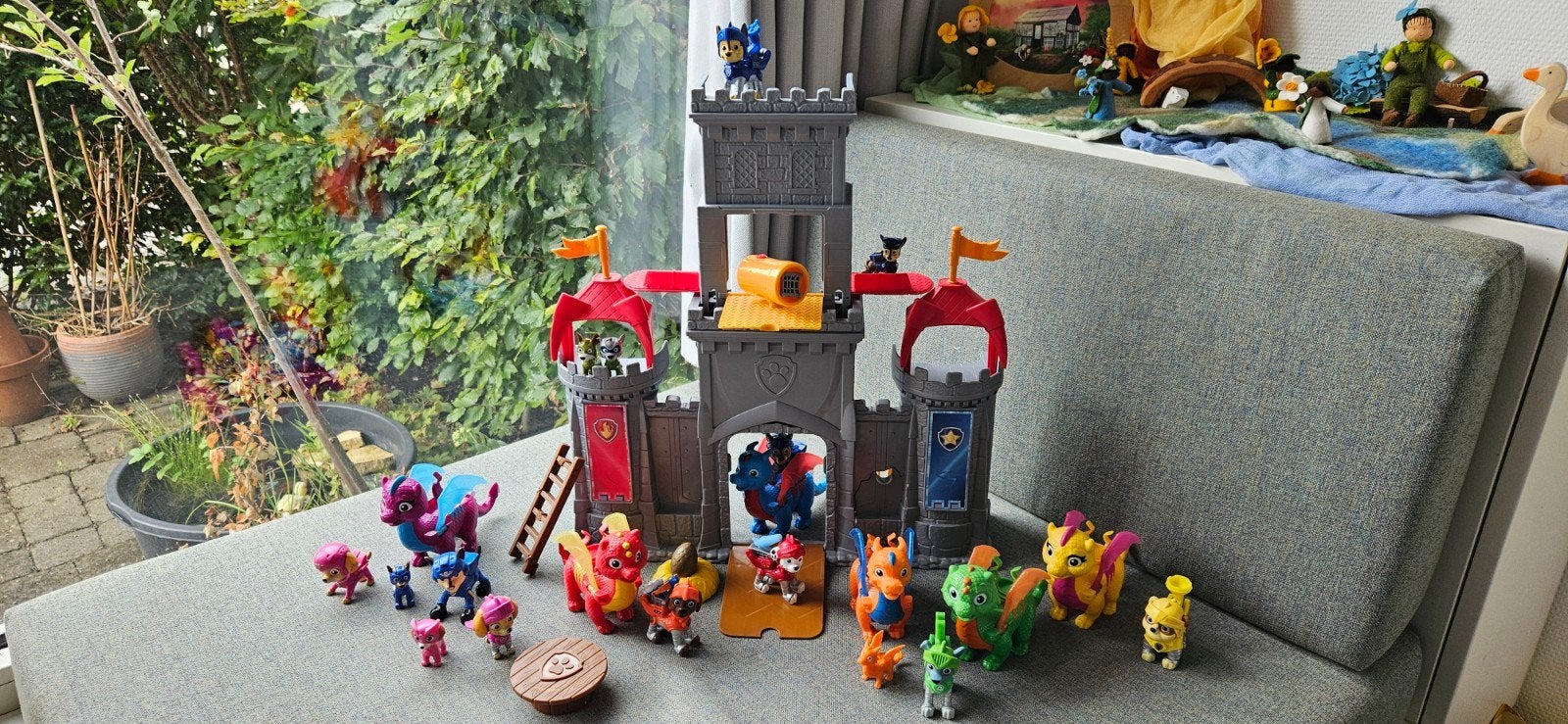 Paw Patrol Kasteel met Pups en Draken Speelset, Ophalen, Gebruikt