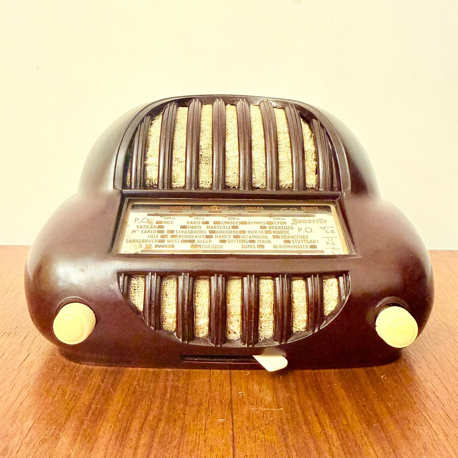 ART DECO BUIZENRADIO SONORA SONORETTE 50 1e SERIE ZELDZAAM, Verzenden