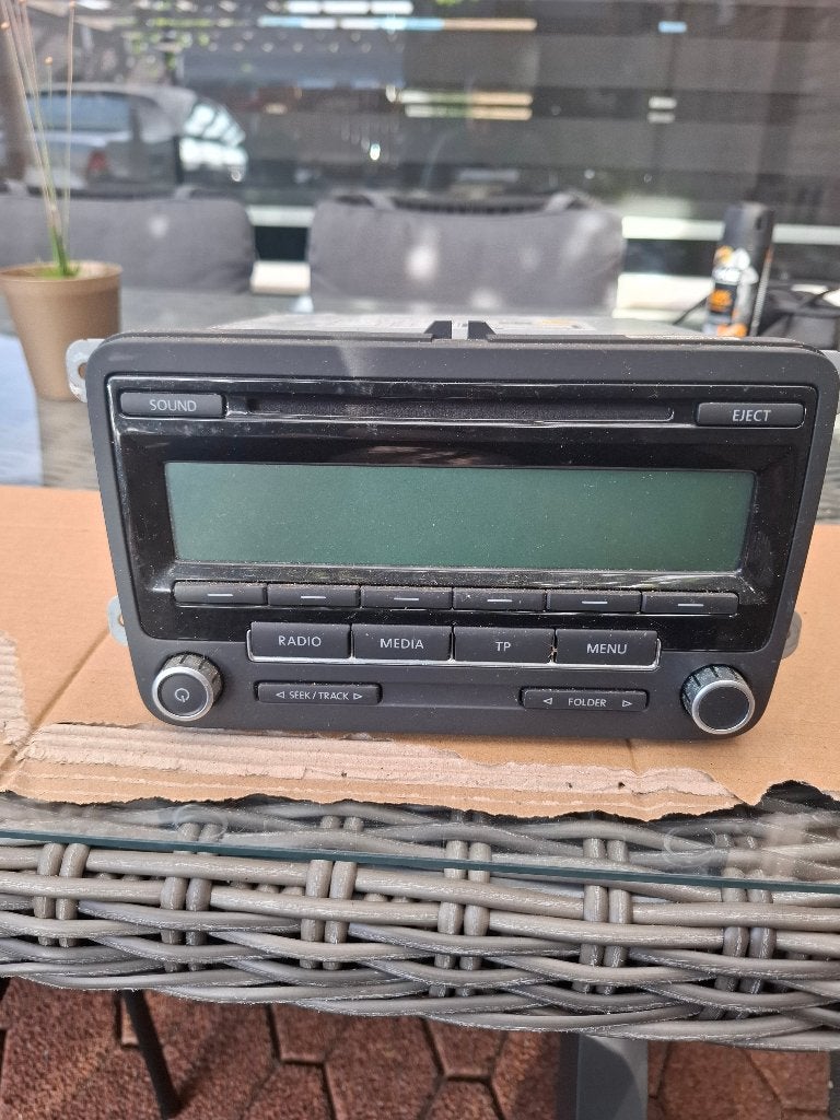 VW RCD 310 origineel radio 1K0 035 186 AA, Ophalen of Verzenden, Gebruikt