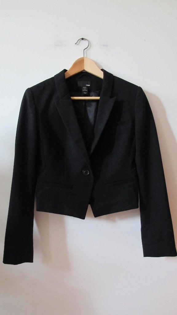 Black blazer (H&M), H&M, Kostuum of Pak, Zwart, Ophalen of Verzenden