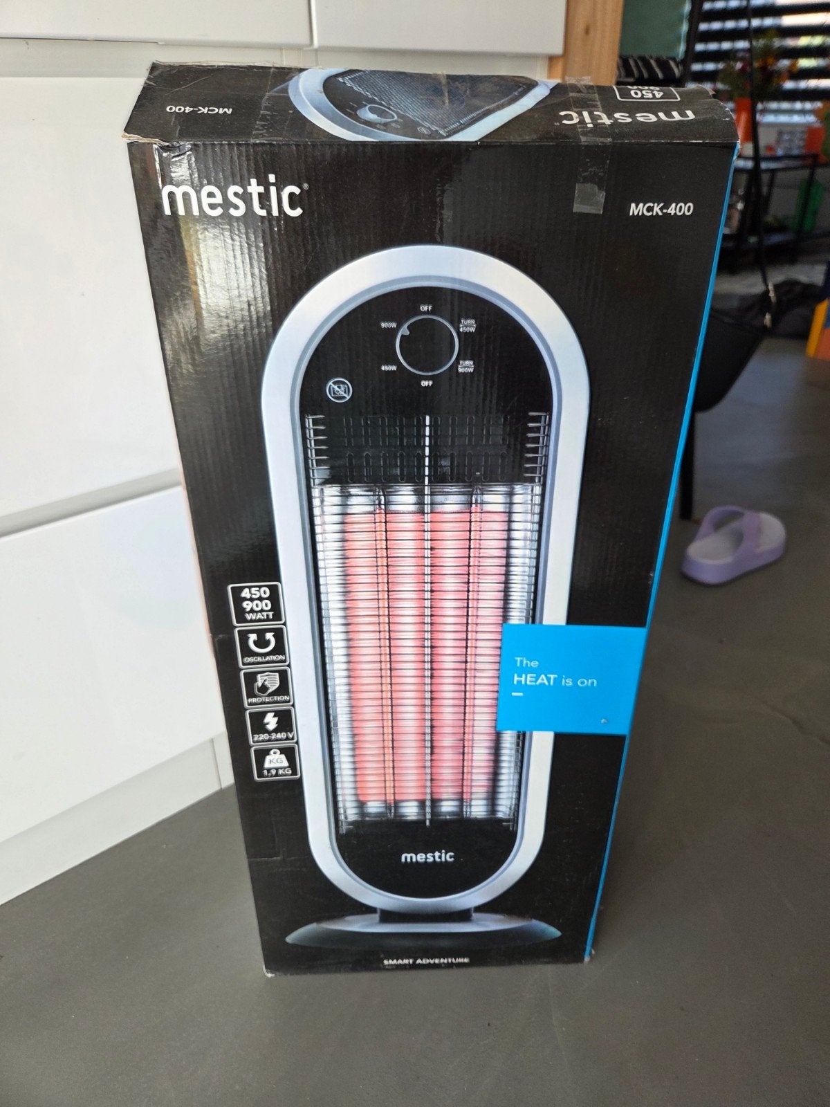 Mestic MCK-400 Infrarood Kachel 450/900W, Huis en Inrichting, Ophalen of Verzenden, Nieuw