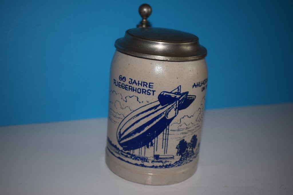 luchtvaart Duitse Zeppelin bierpul, Verzamelen, Verzenden, Gebruikt, Overige typen