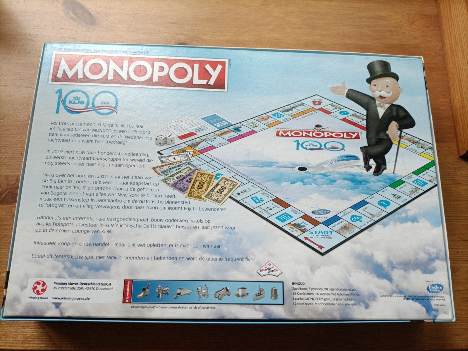 Monopoly KLM 100 jaar Jubileumuitgave!, Ophalen of Verzenden, Zo goed als nieuw