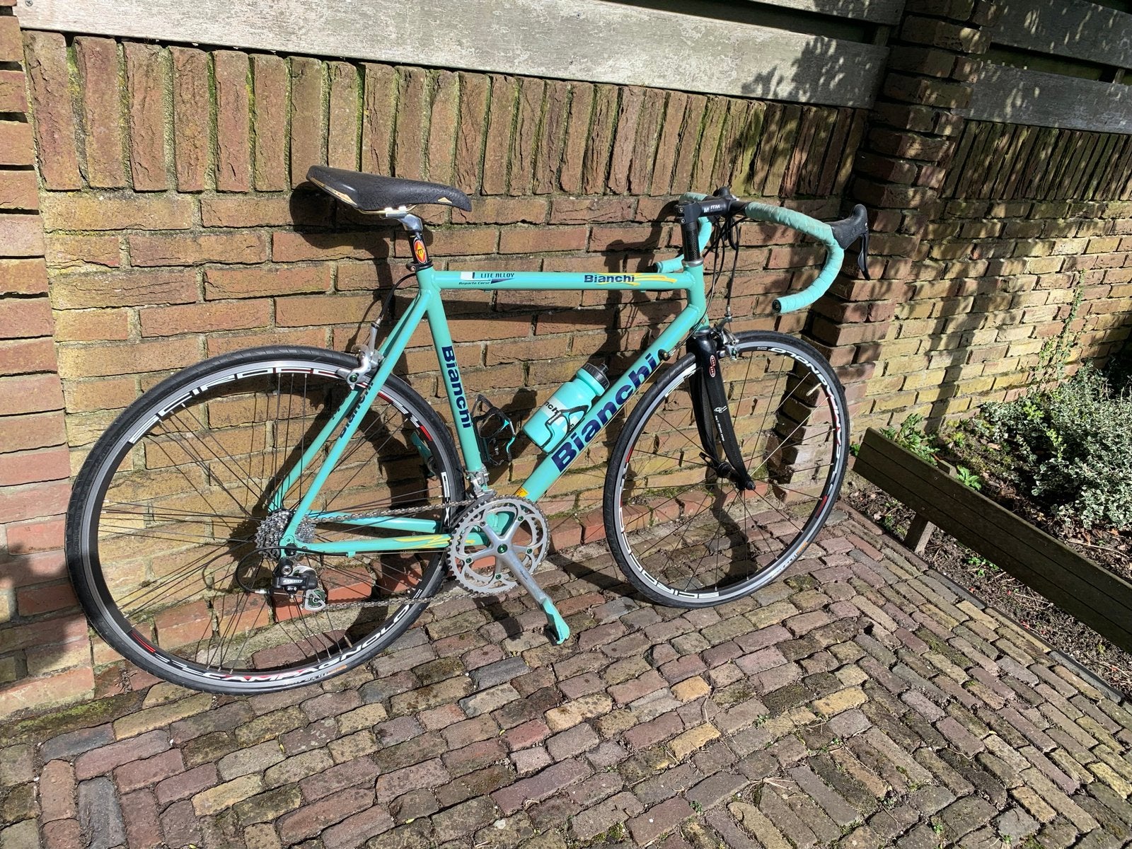 Bianchi racefiets Reparto Corse, met originele voorvork, 28 inch, Gebruikt, Aluminium, 15 tot 20 versnellingen