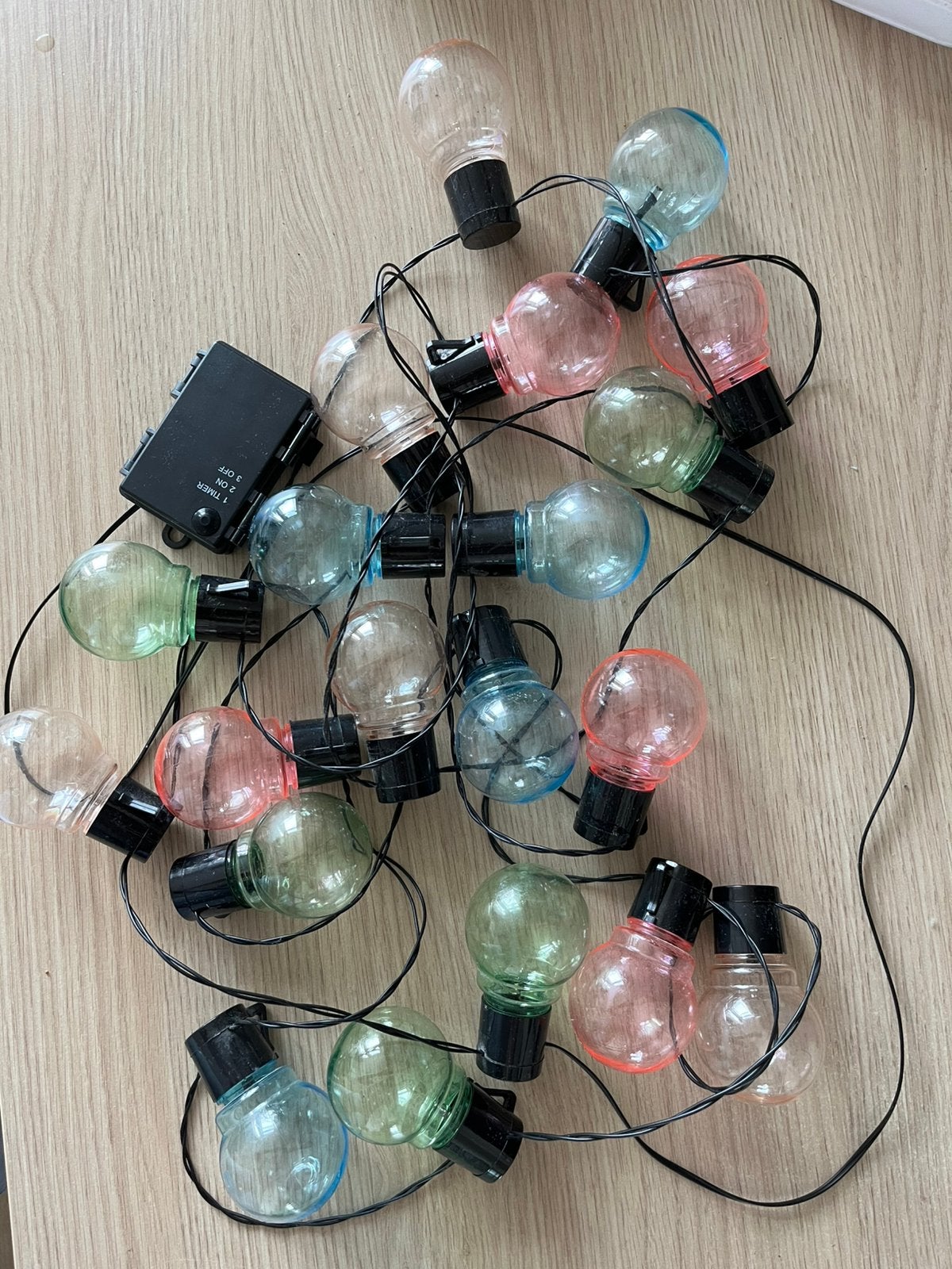 Lampjes lichtsnoer gekleurd, Ophalen, Zo goed als nieuw