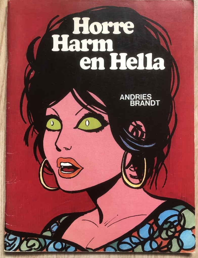 ANDRIES BRANDT - HORRE HARM EN HELLA - TOONDER STUDIO'S 1974, Eén stripboek, Ophalen of Verzenden, Zo goed als nieuw
